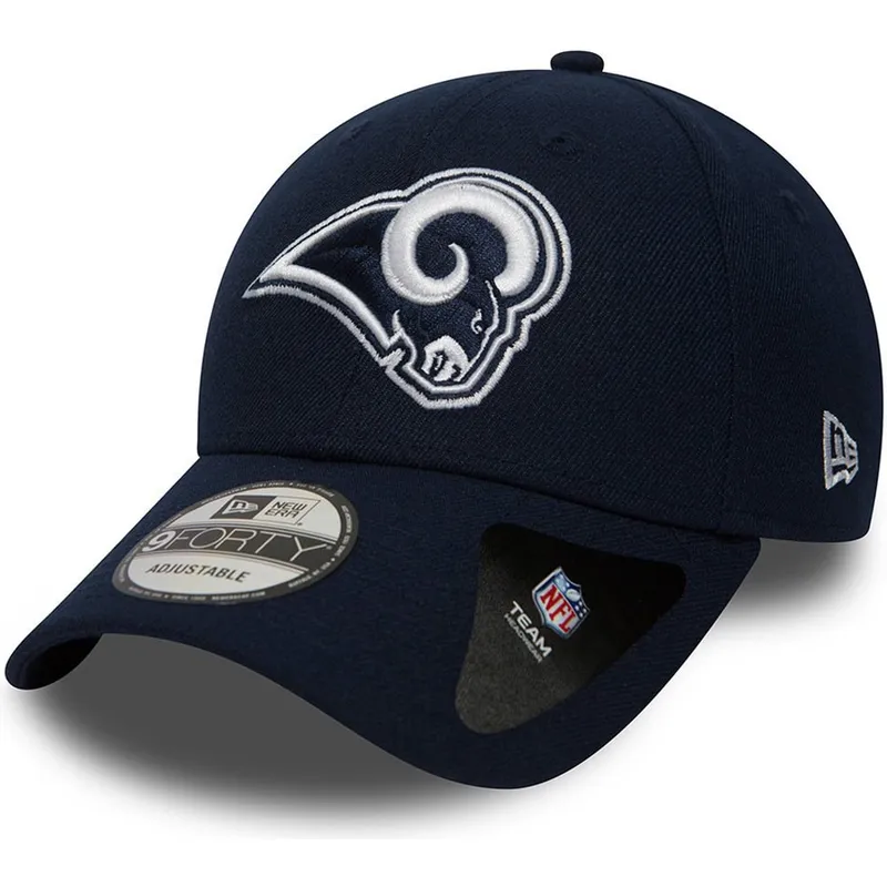 petten-gebogen-marineblauw-verstelbaar-9forty-the-league-van-los-angeles-rams-nfl-van-new-era petten-gebogen-marineblauw-verstelbaar-9forty-the-league-van-los-angeles-rams-nfl-van-new-era