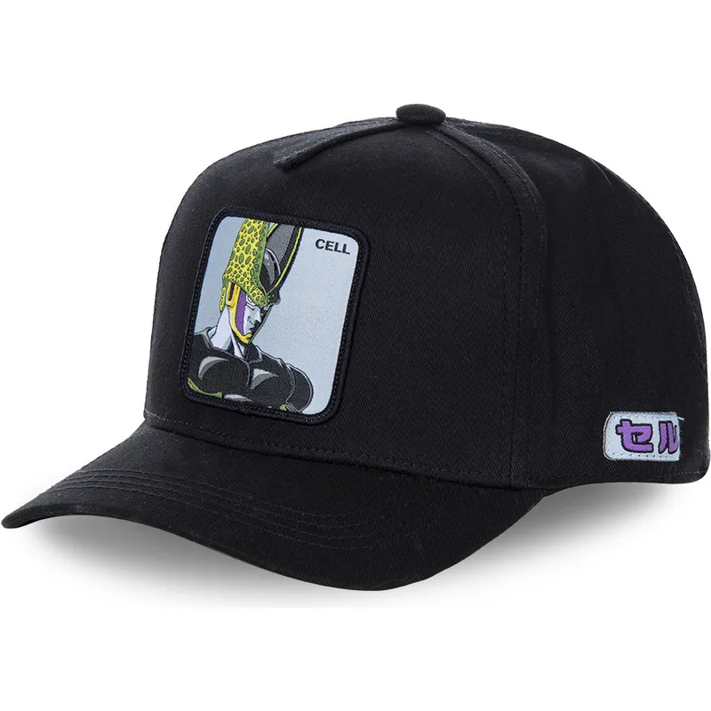 petten-gebogen-zwart-snapback-celc-cell-dragon-ball-van-capslab