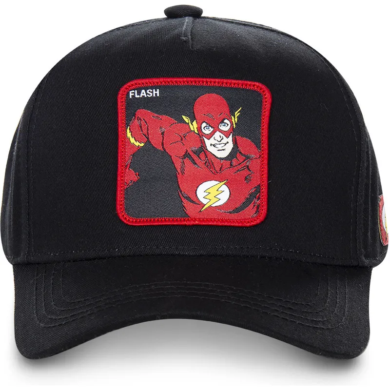 petten-gebogen-zwart-snapback-clasico-fla2-flash-dc-comics-van-capslab