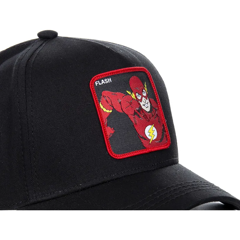 petten-gebogen-zwart-snapback-clasico-fla2-flash-dc-comics-van-capslab