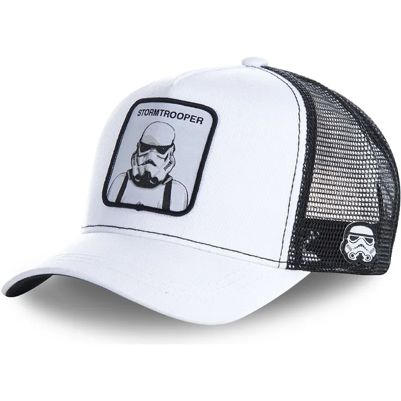 petten-gebogen-wit-snapback-wa-stormtrooper-star-wars-van-capslab petten-gebogen-wit-snapback-wa-stormtrooper-star-wars-van-capslab