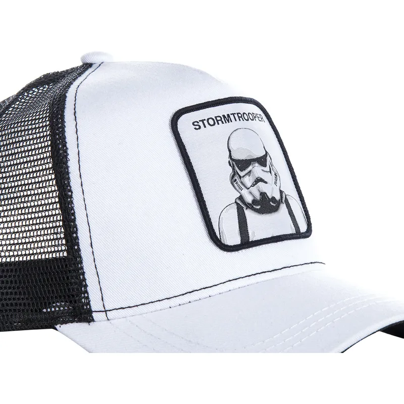 petten-gebogen-wit-snapback-wa-stormtrooper-star-wars-van-capslab petten-gebogen-wit-snapback-wa-stormtrooper-star-wars-van-capslab