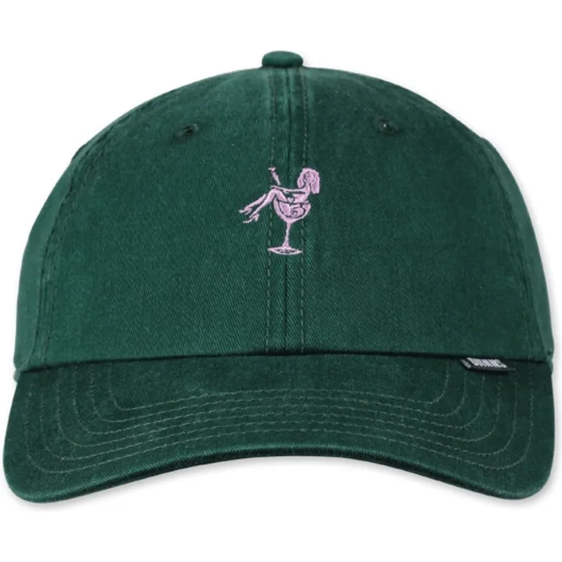 petten-gebogen-groen-verstelbaar-botella-washed-girl-van-djinns