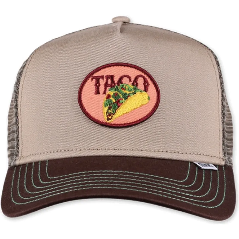 petten-gebogen-beige-snapback-food-taco-van-djinns