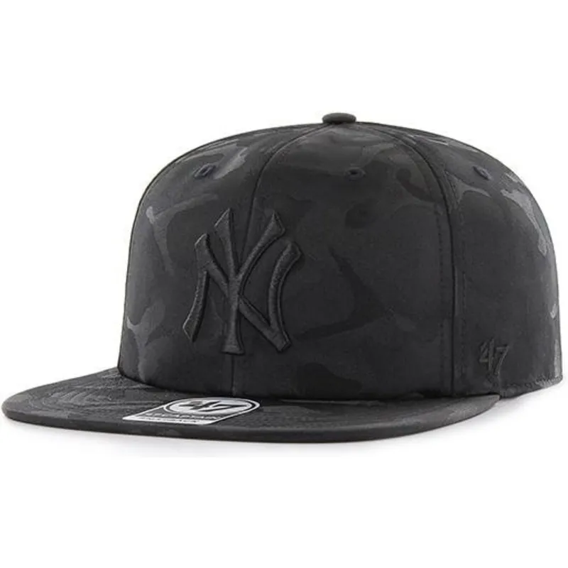 petten-plat-camouflage-snapback-van-new-york-yankees-mlb-van-47-brand
