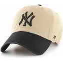 petten-gebogen-beige-verstelbaar-van-new-york-yankees-mlb-van-47-brand