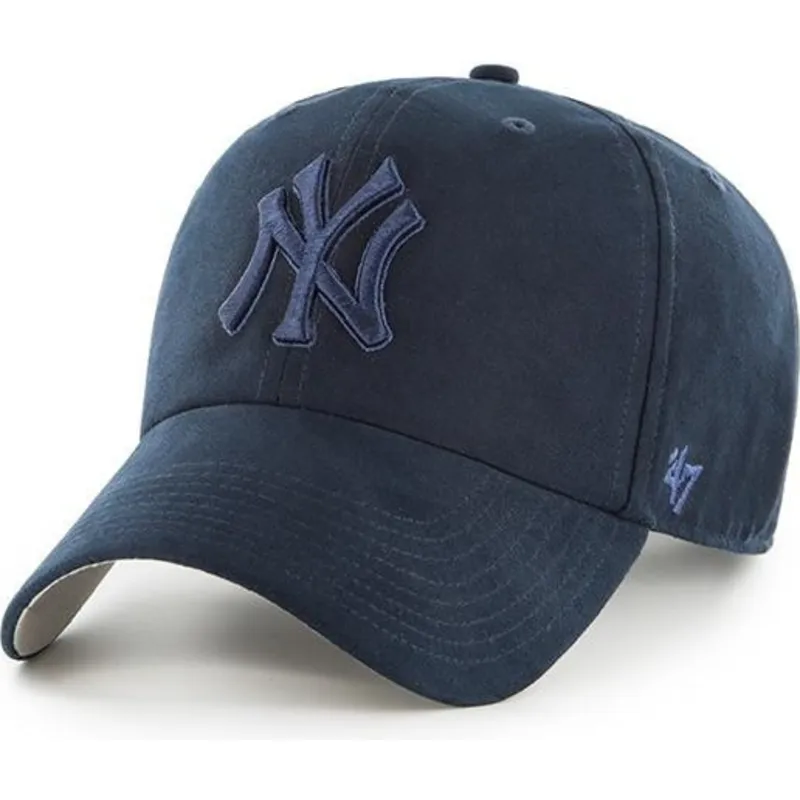 petten-gebogen-marineblauw-verstelbaar-van-new-york-yankees-mlb-van-47-brand