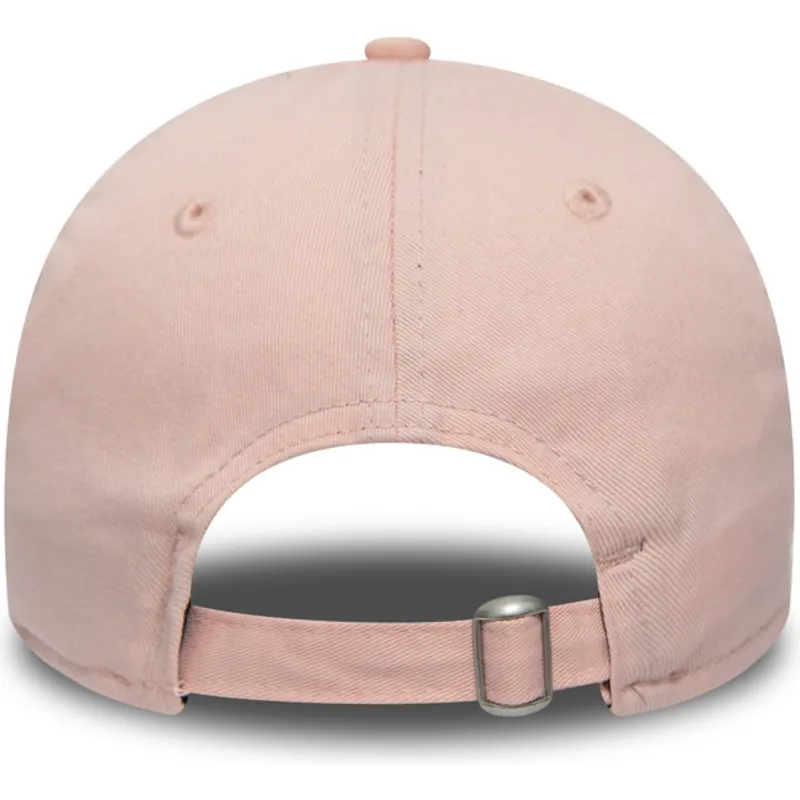 petten-gebogen-roze-verstelbaar-9twenty-essential-packable-van-los-angeles-dodgers-mlb-van-new-era