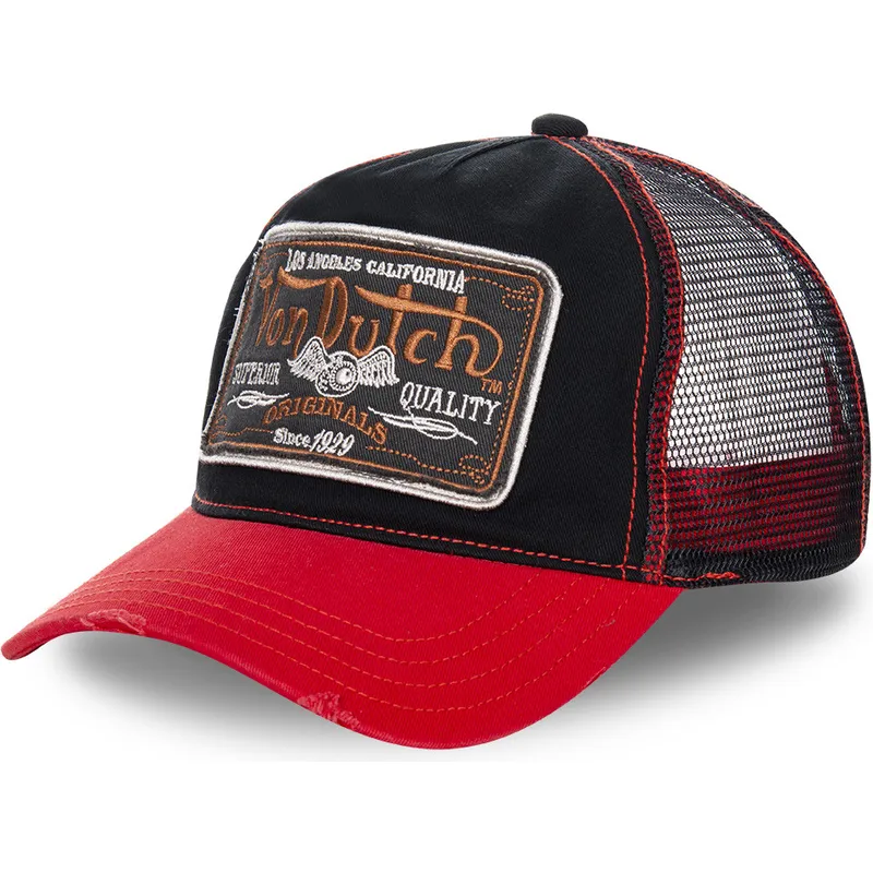 petten-gebogen-zwart-snapback-truck09-van-von-dutch
