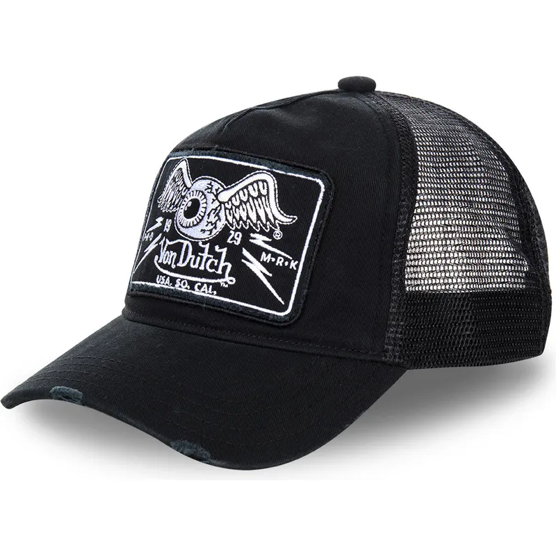 petten-gebogen-zwart-snapback-truck07-van-von-dutch