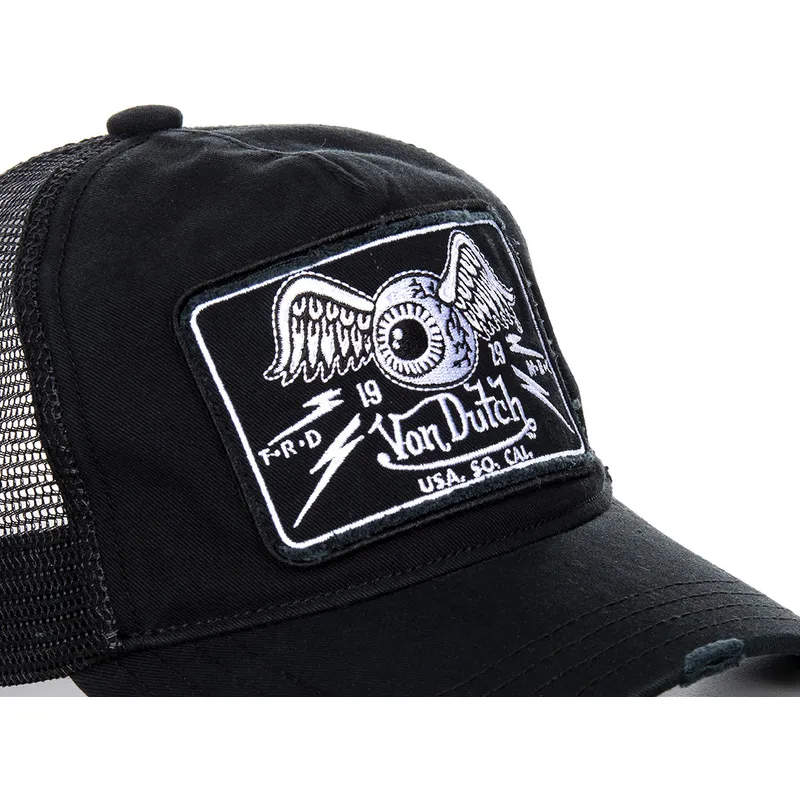 petten-gebogen-zwart-snapback-truck07-van-von-dutch