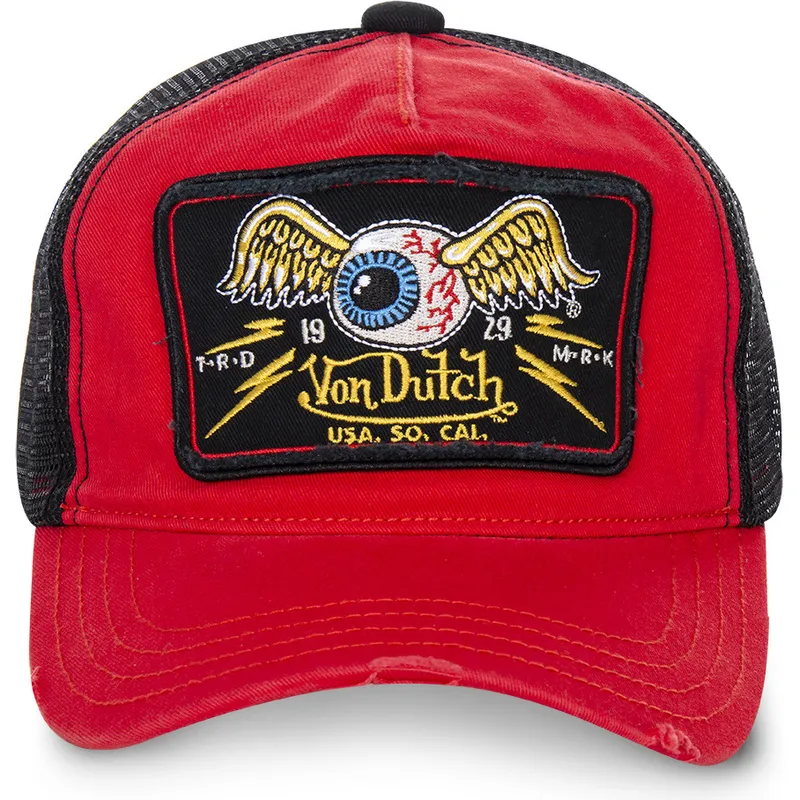 petten-gebogen-rood-snapback-truck05-van-von-dutch