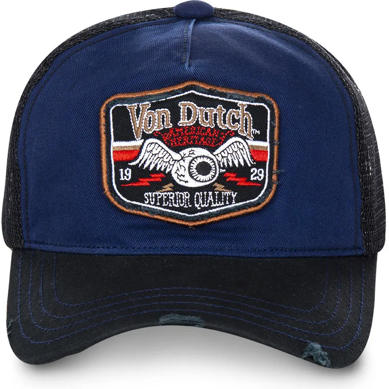 petten-gebogen-blauw-snapback-truck03-van-von-dutch