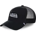 petten-gebogen-zwart-snapback-truck01-van-von-dutch