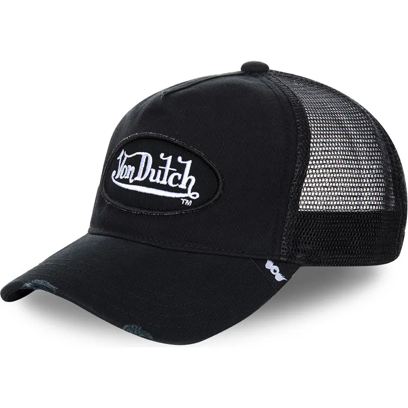 petten-gebogen-zwart-snapback-truck01-van-von-dutch