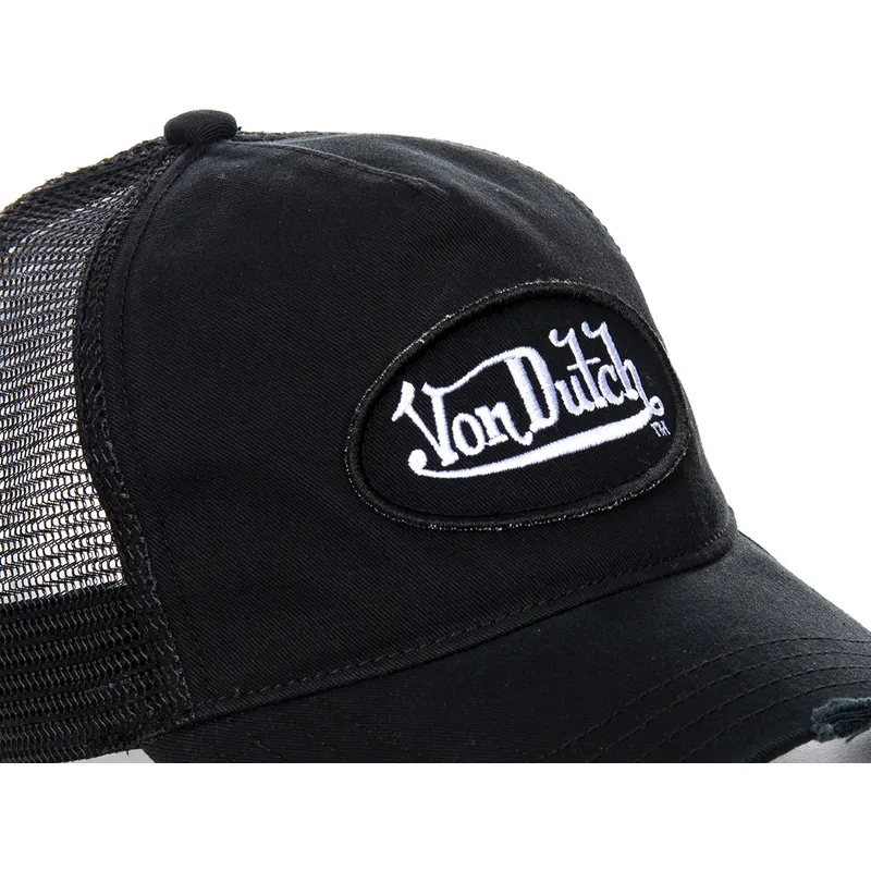 petten-gebogen-zwart-snapback-truck01-van-von-dutch