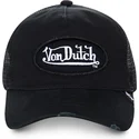 petten-gebogen-zwart-snapback-truck01-van-von-dutch