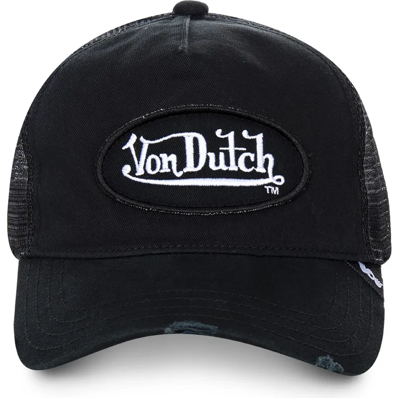 petten-gebogen-zwart-snapback-truck01-van-von-dutch