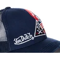 petten-gebogen-marineblauw-snapback-murph3-van-von-dutch
