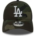 petten-gebogen-camouflage-verstelbaar-9twenty-essential-packable-van-los-angeles-dodgers-mlb-van-new-era