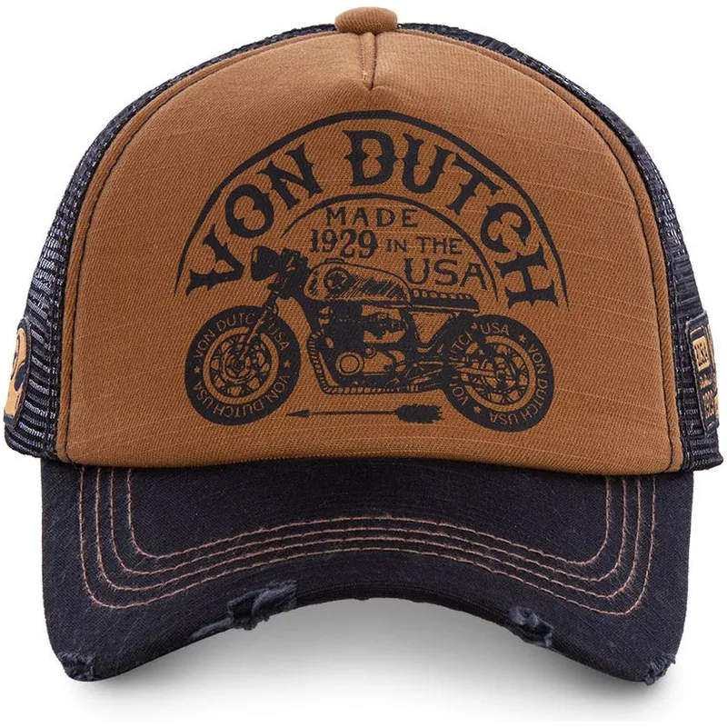 petten-gebogen-bruin-snapback-crew6-van-von-dutch