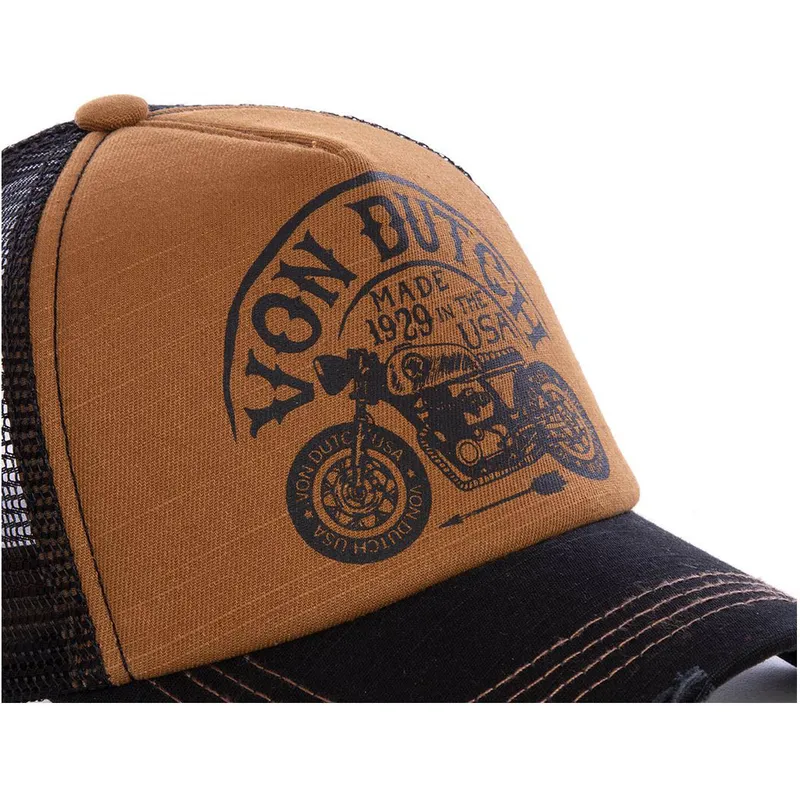 petten-gebogen-bruin-snapback-crew6-van-von-dutch