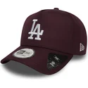 petten-gebogen-rood-snapback-ripstop-a-frame-van-los-angeles-dodgers-mlb-van-new-era