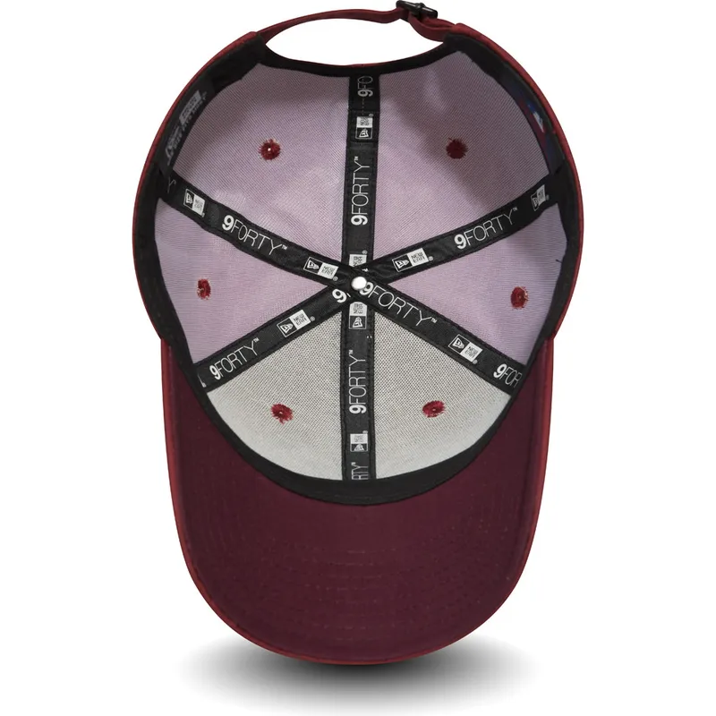 petten-gebogen-rood-verstelbaar-9forty-ripstop-van-new-york-yankees-mlb-van-new-era petten-gebogen-rood-verstelbaar-9forty-ripstop-van-new-york-yankees-mlb-van-new-era