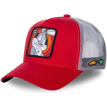 Petten gebogen rood snapback BUG1 Bugs Bunny Looney Tunes van Capslab