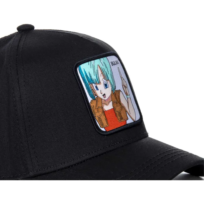 petten-gebogen-zwart-snapback-bul4-bulma-dragon-ball-van-capslab
