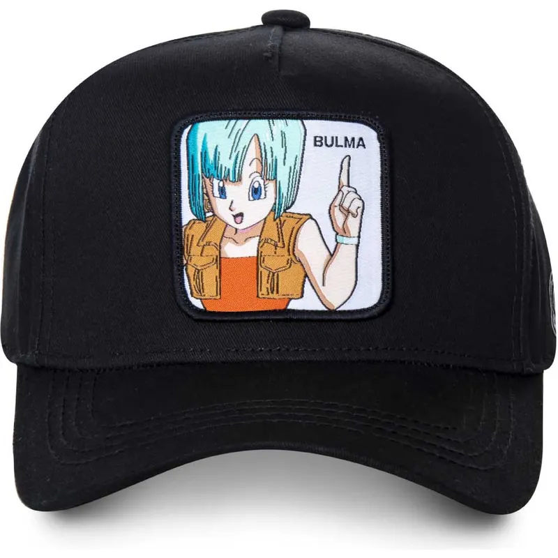 petten-gebogen-zwart-snapback-bul4-bulma-dragon-ball-van-capslab