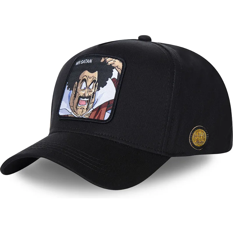 petten-gebogen-zwart-snapback-sat4-mr-satan-dragon-ball-van-capslab