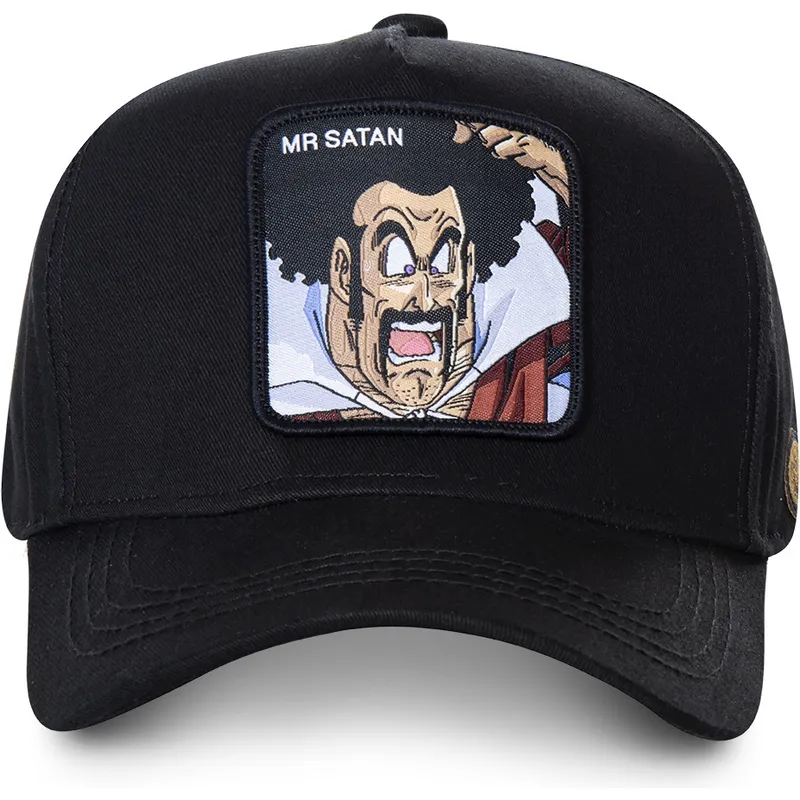 petten-gebogen-zwart-snapback-sat4-mr-satan-dragon-ball-van-capslab