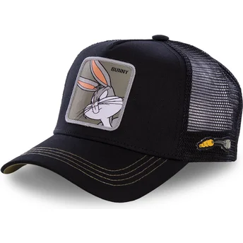 Petten gebogen zwart snapback BUN1 Bugs Bunny Looney...