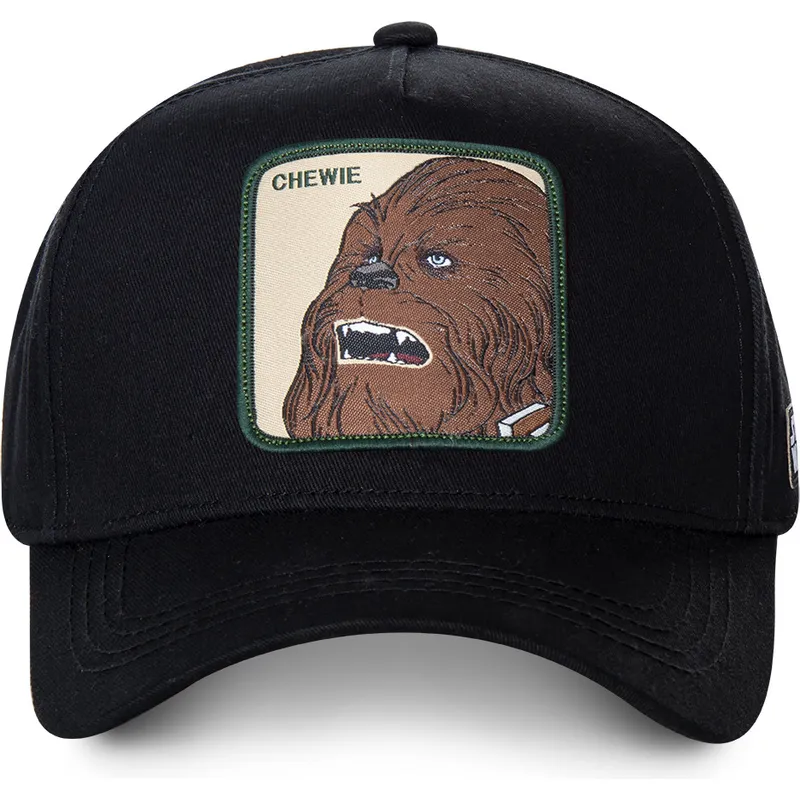 petten-gebogen-zwart-snapback-che3-chewbacca-star-wars-van-capslab petten-gebogen-zwart-snapback-che3-chewbacca-star-wars-van-capslab