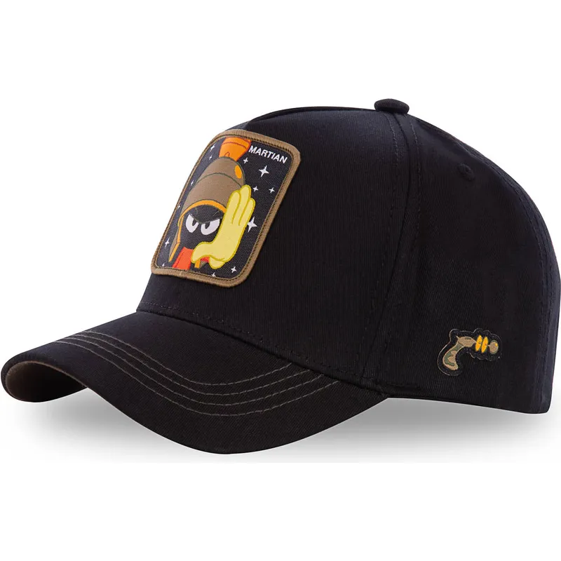 petten-gebogen-zwart-snapback-mar3-marvin-de-marsman-looney-tunes-van-capslab