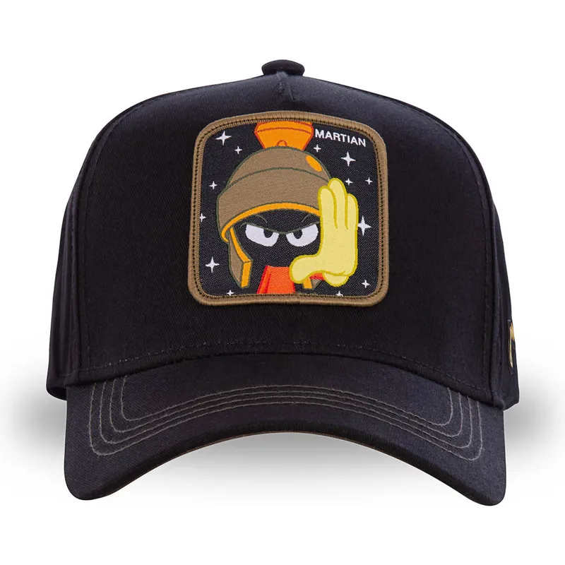 petten-gebogen-zwart-snapback-mar3-marvin-de-marsman-looney-tunes-van-capslab