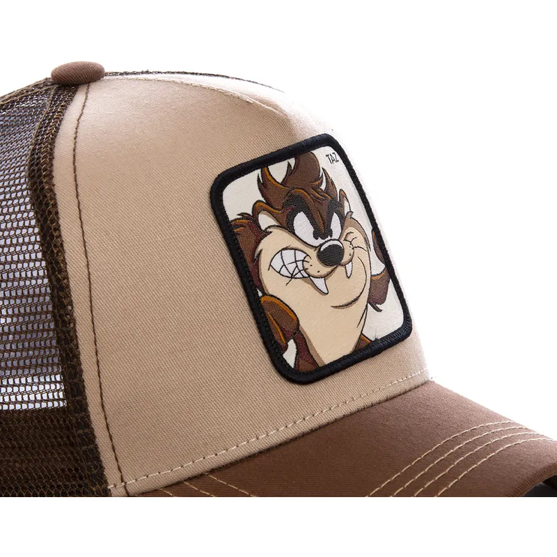 petten-gebogen-bruin-snapback-tasmaanse-duivel-looney-tunes-van-capslab