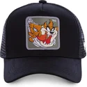 petten-gebogen-zwart-snapback-tasmaanse-duivel-looney-tunes-van-capslab