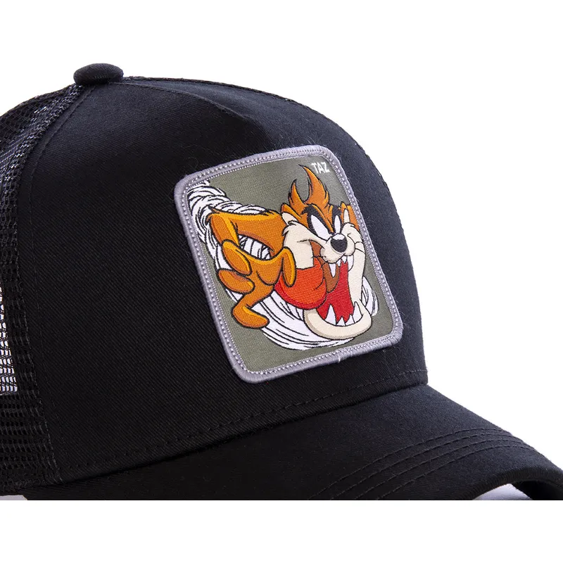 petten-gebogen-zwart-snapback-tasmaanse-duivel-looney-tunes-van-capslab