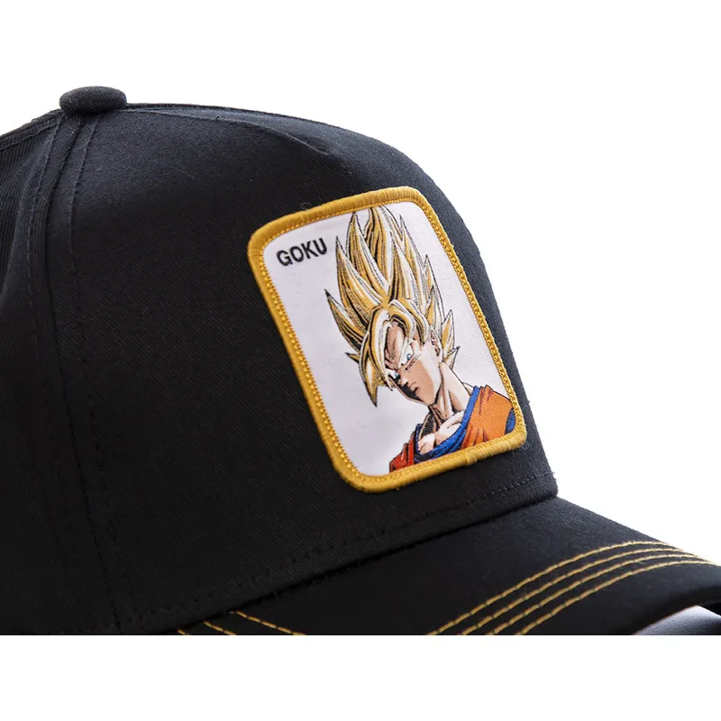 petten-gebogen-zwart-snapback-super-saiyan-go2-son-goku-dragon-ball-van-capslab