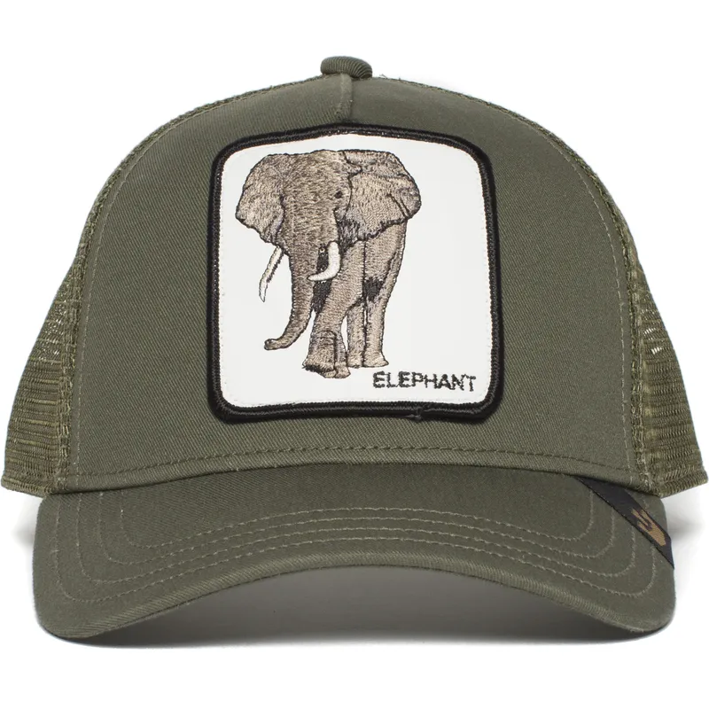 petten-gebogen-groen-snapback-elephant-the-farm-van-goorin-bros