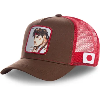petten-gebogen-rood-snapback-ryu-street-fighter-van-capslab