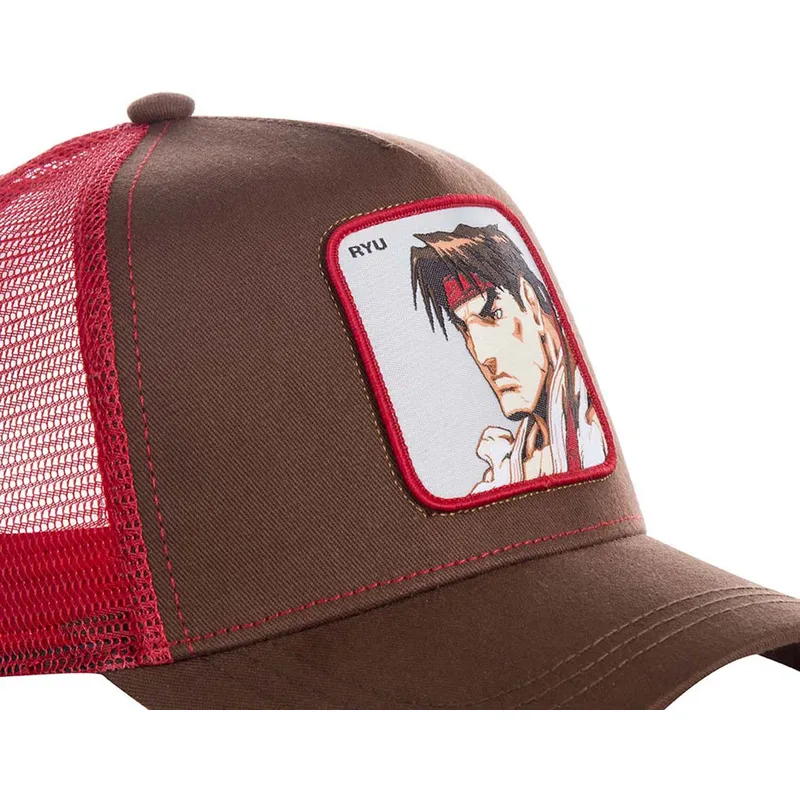 petten-gebogen-rood-snapback-ryu-street-fighter-van-capslab