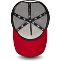 petten-gebogen-rood-snapback-patch-a-frame-van-new-era