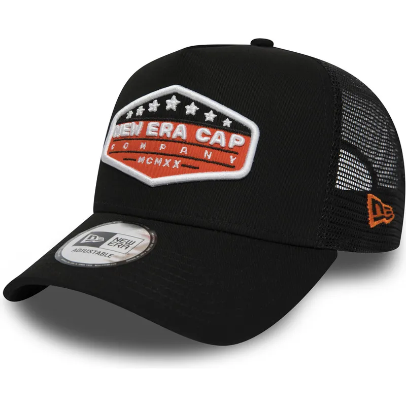 petten-gebogen-zwart-snapback-patch-a-frame-van-new-era