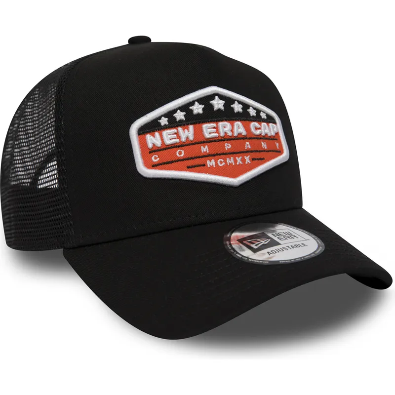 petten-gebogen-zwart-snapback-patch-a-frame-van-new-era