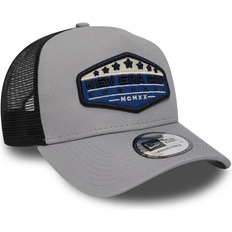 petten-gebogen-grijs-snapback-patch-a-frame-van-new-era