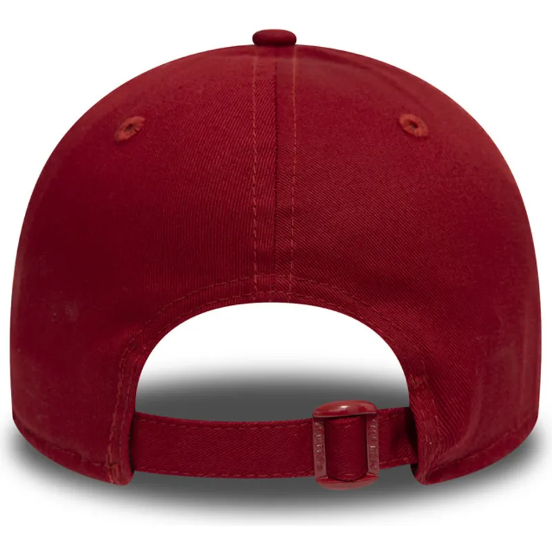petten-gebogen-rood-verstelbaar-9forty-essential-van-new-york-yankees-mlb-van-new-era