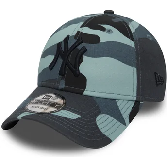 petten-gebogen-camouflage-verstelbaar-9forty-essential-van-new-york-yankees-mlb-van-new-era